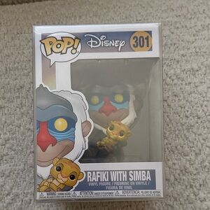 Funko Pop! Disney Rafiki with Simba Vinyl Figure